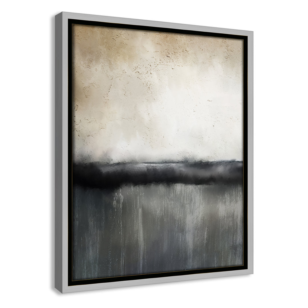 Sunset by Kimberly Allen Print Joss & Main Size: 15.5" H x 12.5" W x 2" D Format: Silver Framed Canvas