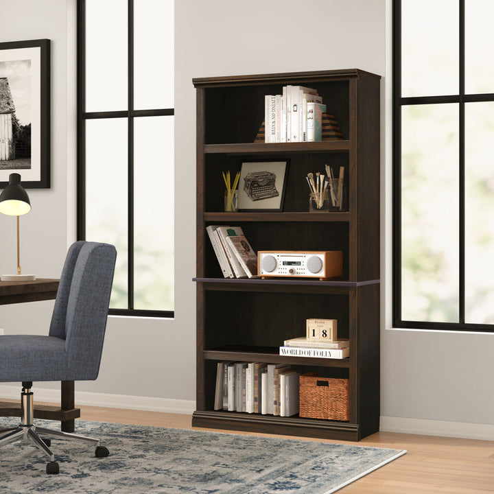 Alexsia 69.76" H x 35.28" W Standard Bookcase Lark Manor™ Color: Cinnamon Cherry