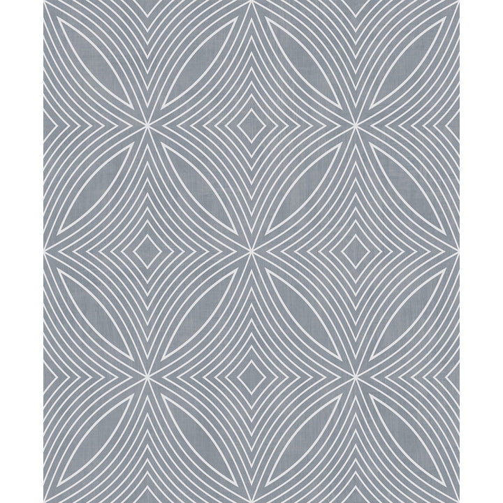 Special FX 2 Glitter Kaleidoscope Design Wallpaper Roll Galerie Wallcoverings Color: Blue/Silver