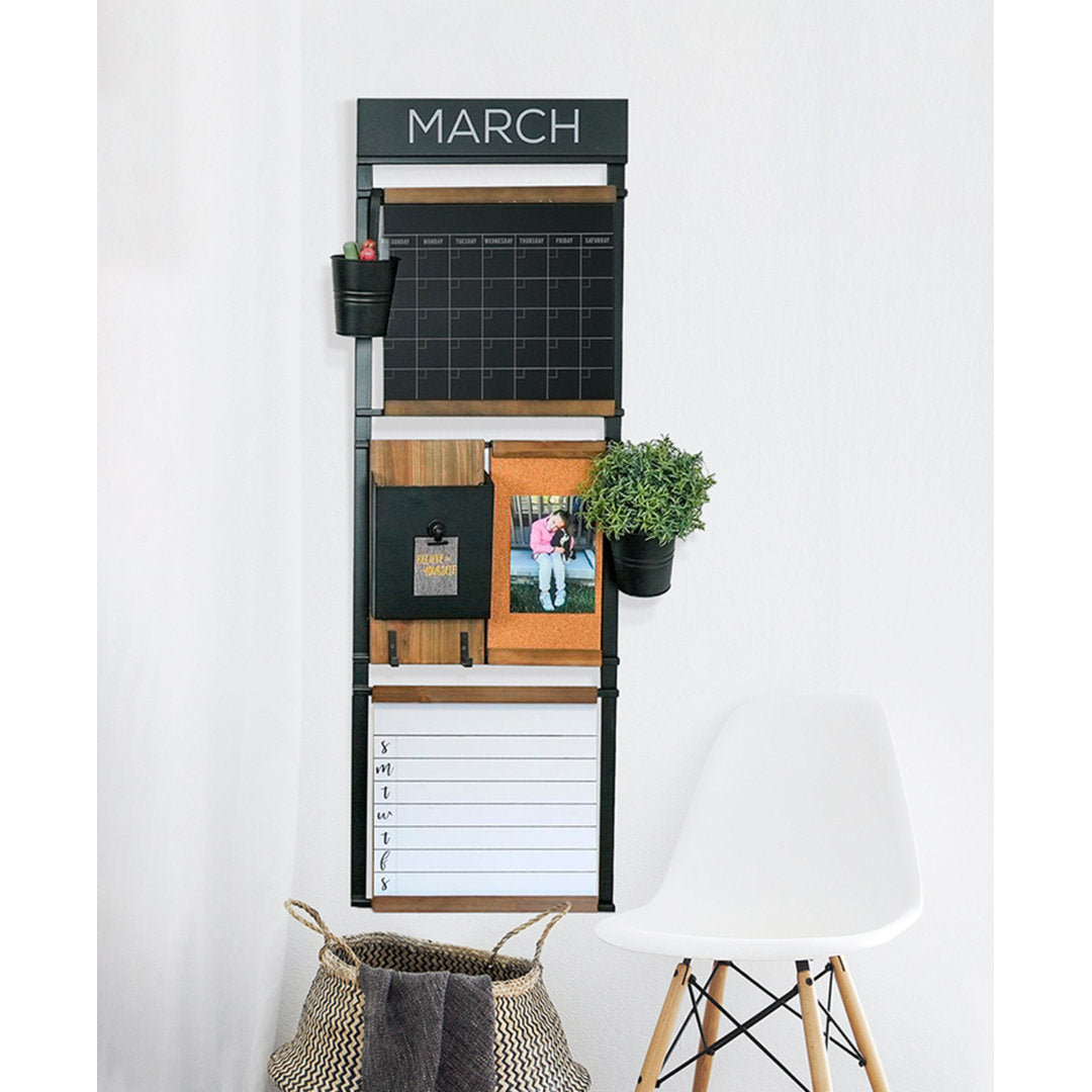 Metal Wall Organizer Stratton Home Decor