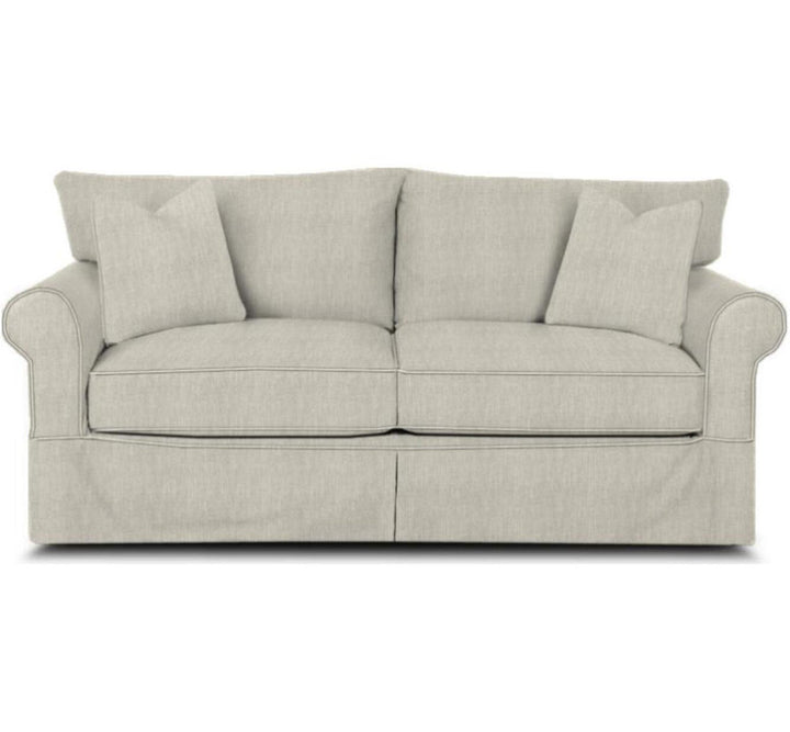 Amari 83" Slipcovered Sofa Wayfair Custom Upholstery™ Fabric: Canvas Granite Sunbrella® Canvas