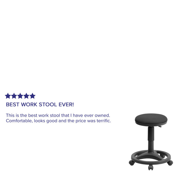 Gutierres Height Adjustable Stool with Footring Alcott Hill®
