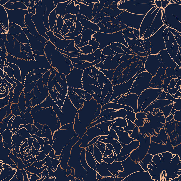 Almina Rose Peony Daffodil Narcissus Blossom 10' L x 24" W Peel and Stick Wallpaper Roll Red Barrel Studio®