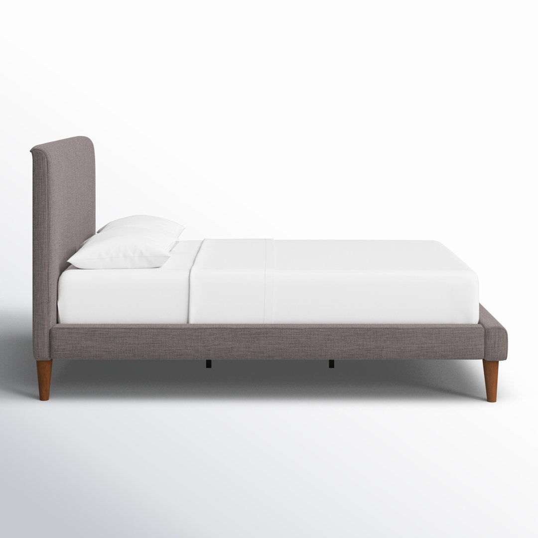 Williams Upholstered Bed AllModern Color: Dark Gray Size: Full