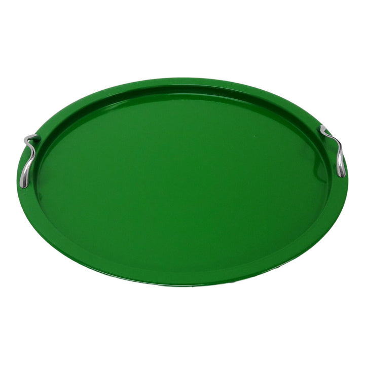 Forman Enameled Galvanized Serving Tray Ebern Designs Color: Sage