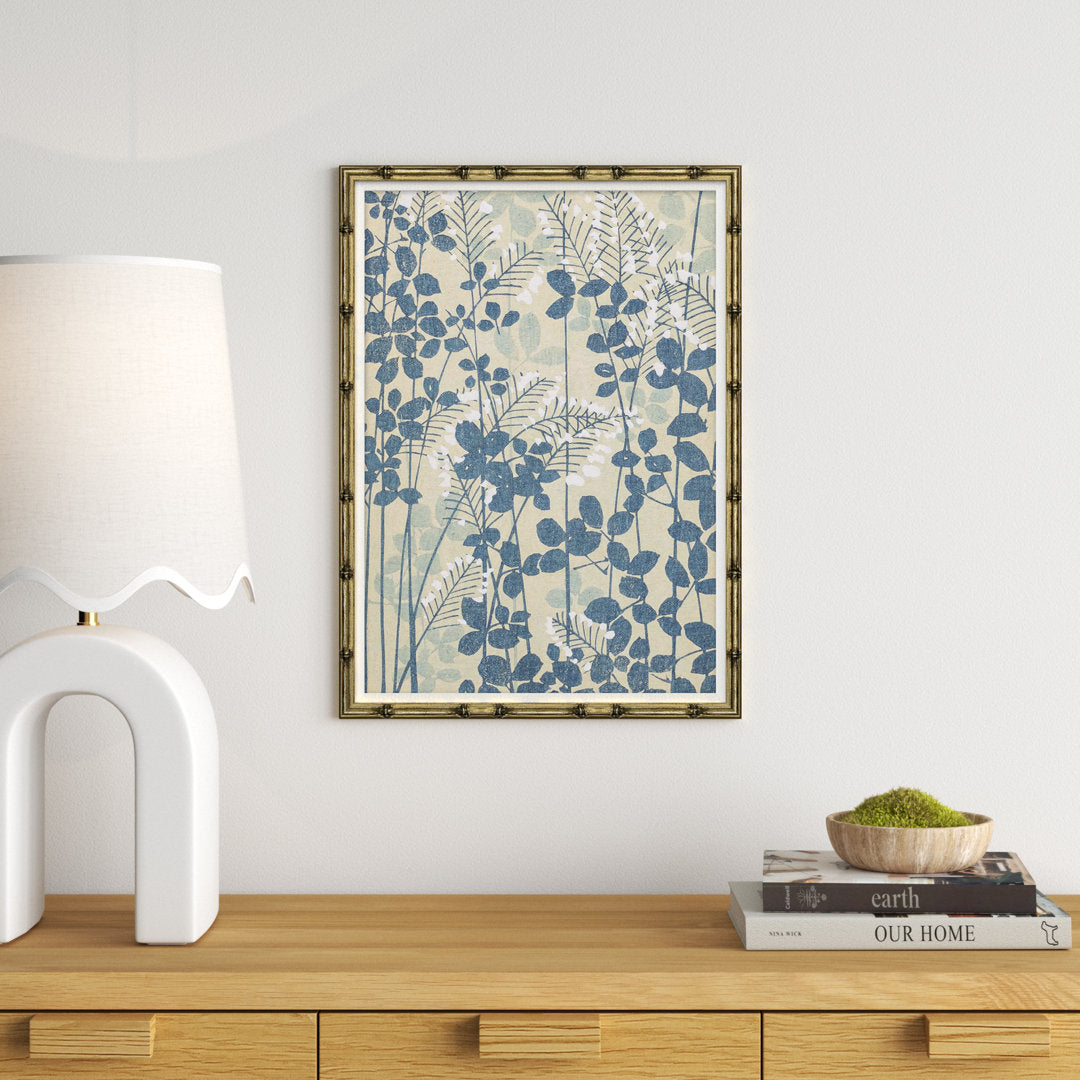 Amelia 'Asian Textile Patterns' Framed Graphic Art Print Joss & Main