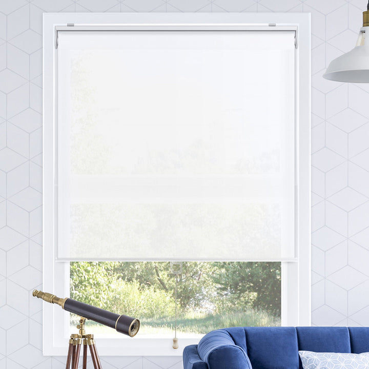Shaunna Snap-N'-Glide Cordless Room Darkening Roll-up Shade Symple Stuff Color: Urban White Blind Size: 66"W x 72"L