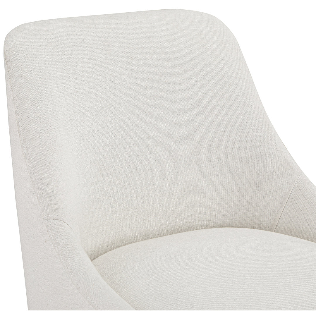 Liandra Side Chair (Set of 2) George Oliver Color: Cream Linen