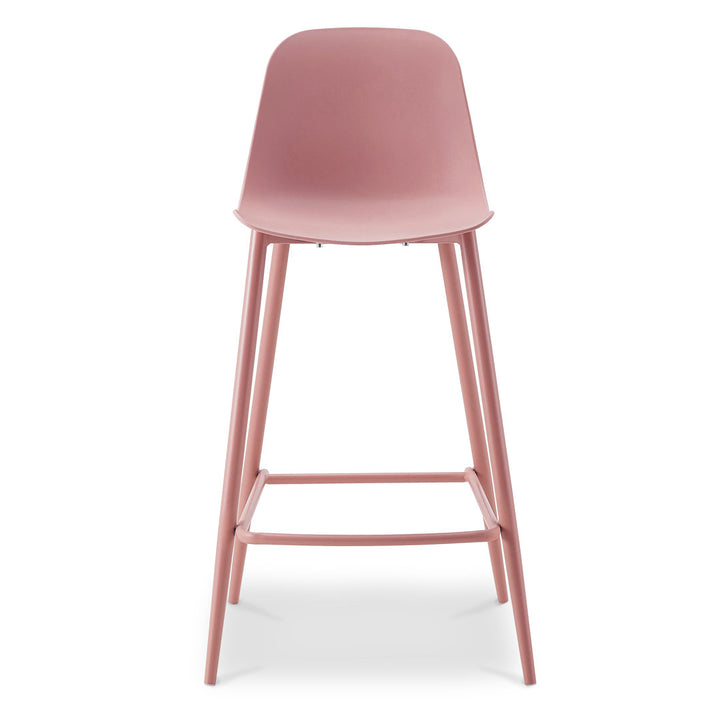Sylvester 26'' Counter Stool AllModern Color: Blush Pink