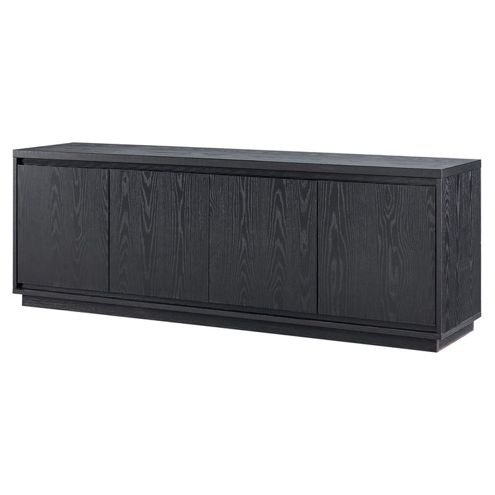 Presque TV Stand for TVs up to 78" Wade Logan® Color: Black Grain