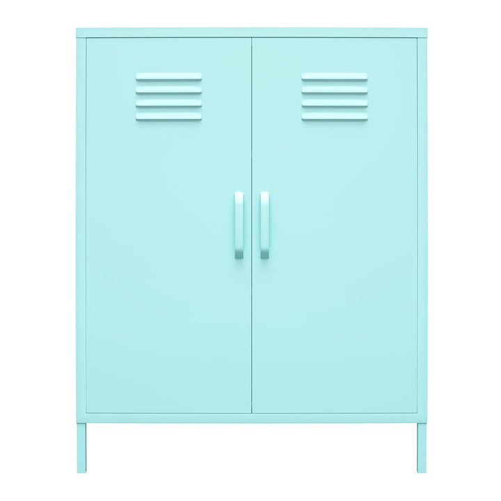 Cache 2 - Door Metal Accent Cabinet Novogratz Color: Mint