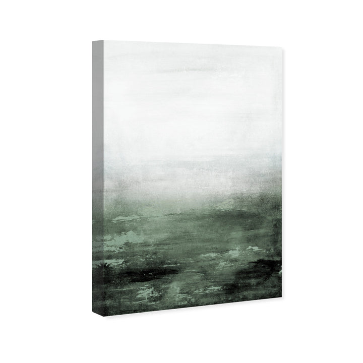 Abstract Sail to the Moon Hunter Green - Painting Print Trent Austin Design® Size: 54" H x 36" W Format: Wrapped Canvas