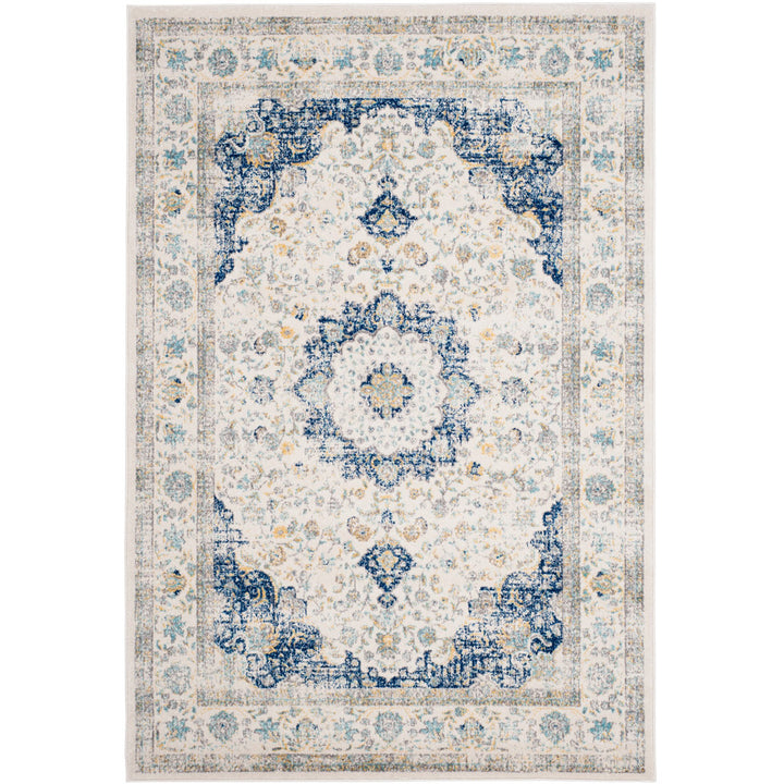Annette Oriental Ivory/Blue Area Rug Langley Street® Rug Size: Rectangle 12' x 18'