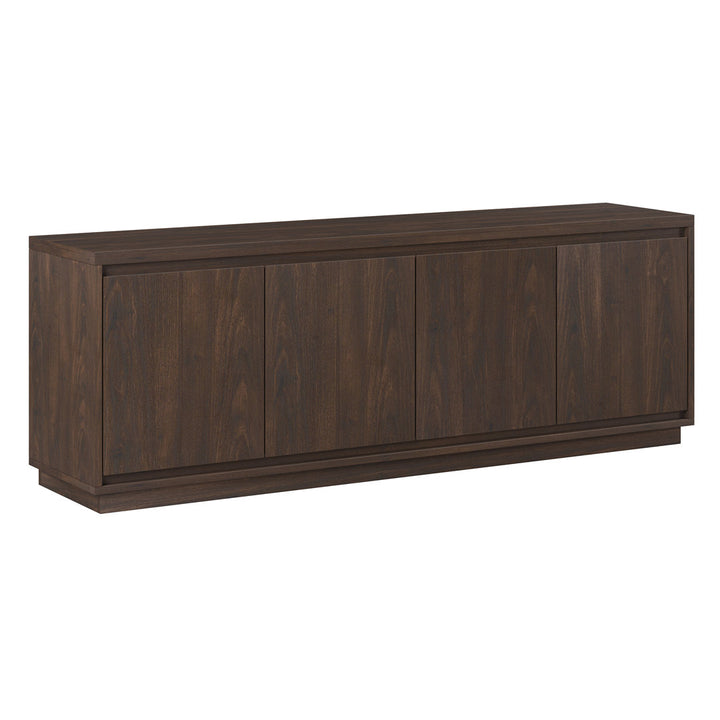 Presque TV Stand for TVs up to 78" Wade Logan® Color: Alder Brown