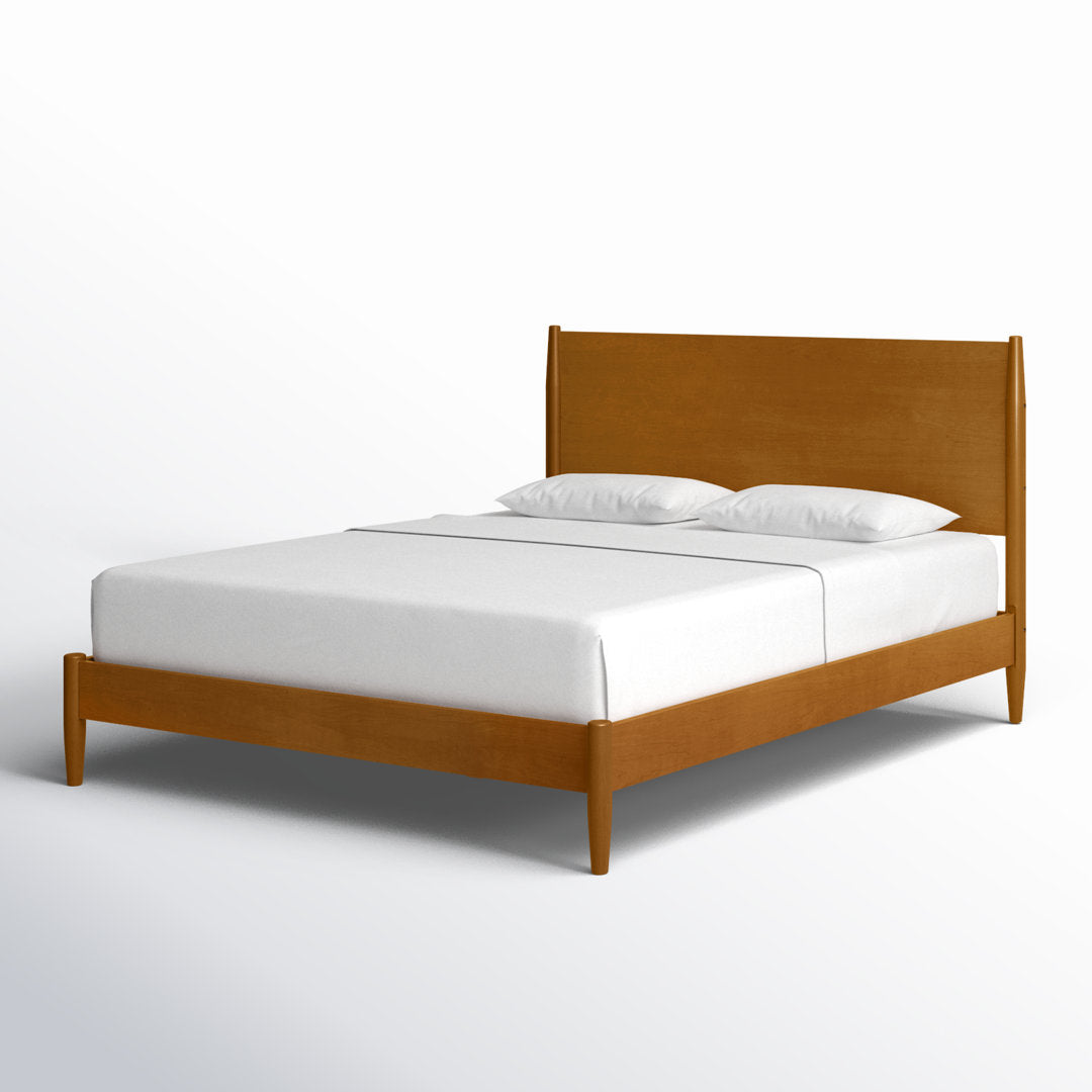 Stiles Platform Bed AllModern Color: Acorn Size: King