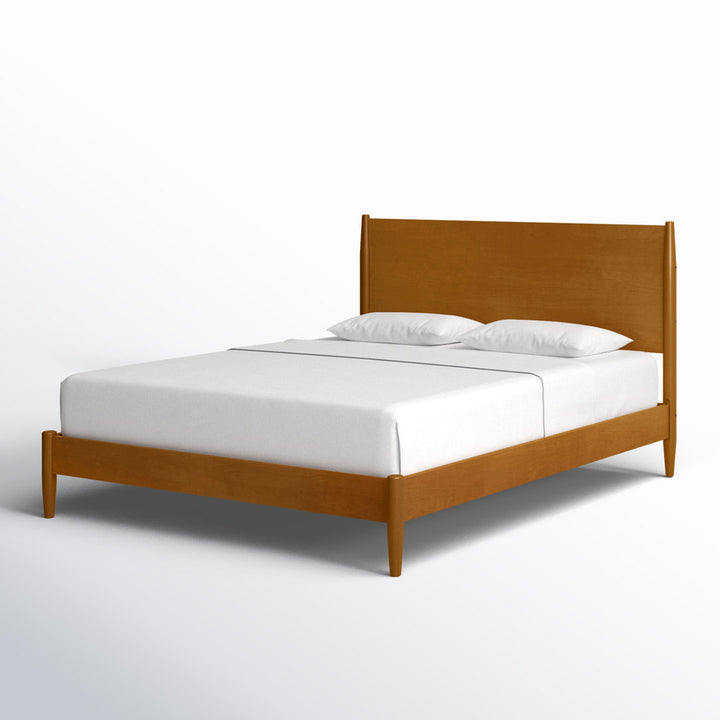 Stiles Platform Bed AllModern Color: Acorn Size: King
