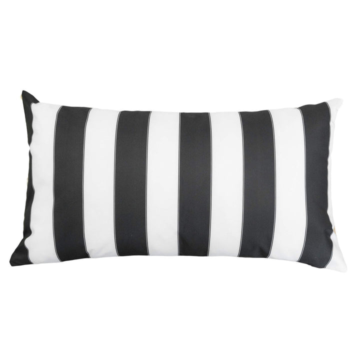 Josephine Outdoor Rectangular Pillow Cover & Insert (Set of 2) Homey Cozy Color: Black