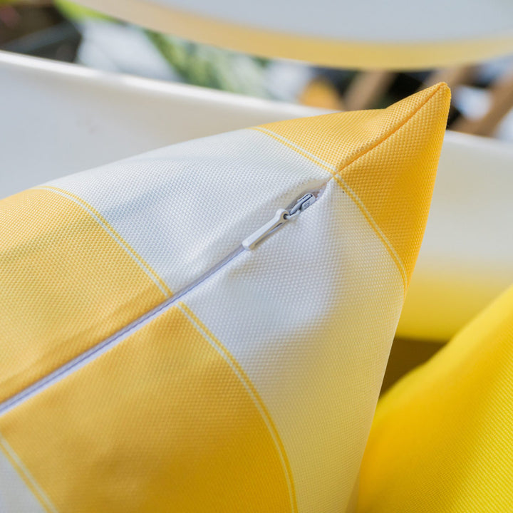 Josephine Outdoor Rectangular Pillow Cover & Insert (Set of 2) Homey Cozy Color: Yellow
