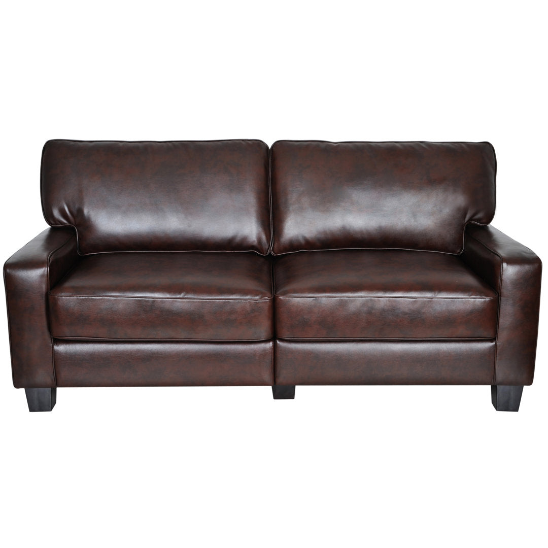 Serta Palisades Upholstered Tool-Free Assembly Square Arm 73" Sofa Serta