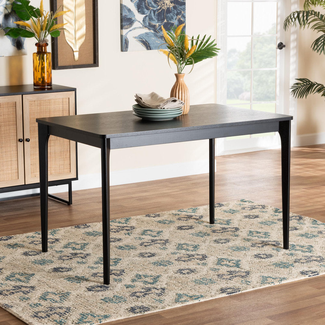 Kylani Dining Table Ebern Designs Color: Black