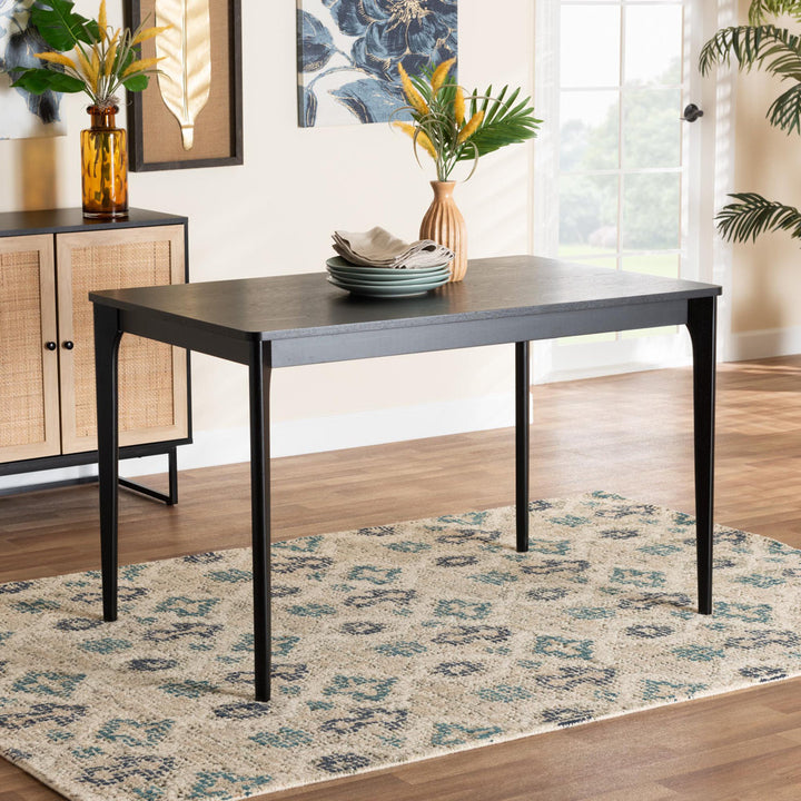 Kylani Dining Table Ebern Designs Color: Black