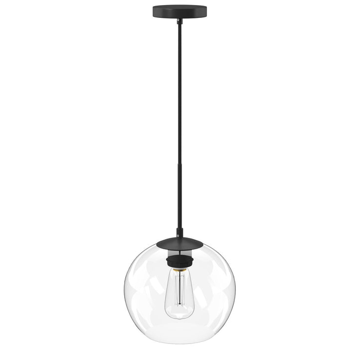Snead 1 - Light Single Globe Pendant Mercury Row® Shade Color: Clear Size: 68" H x 7.9" W x 7.9" D Base Finish: Gold