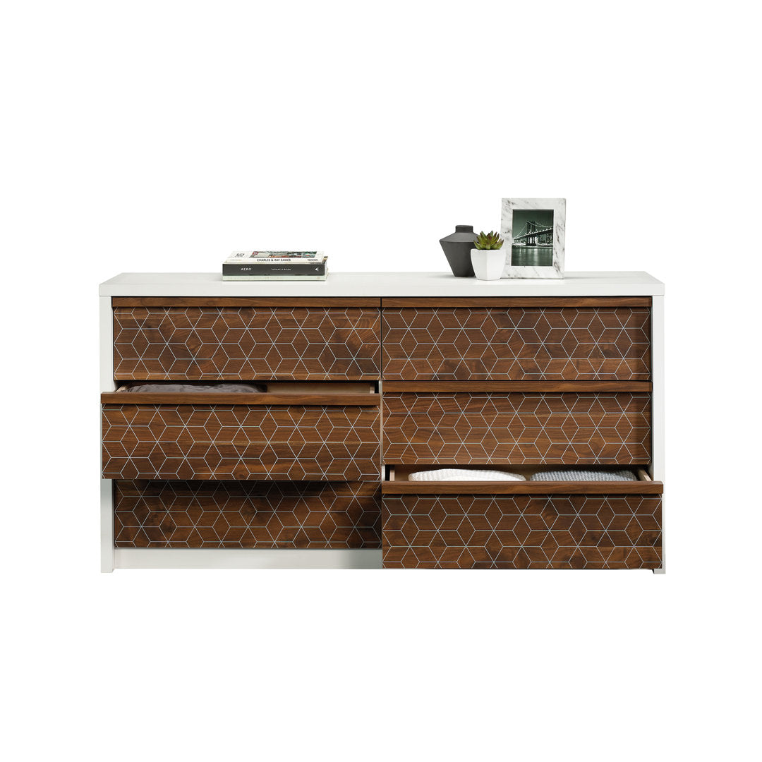Holtzlander Double Dresser Union Rustic Color: Soft White