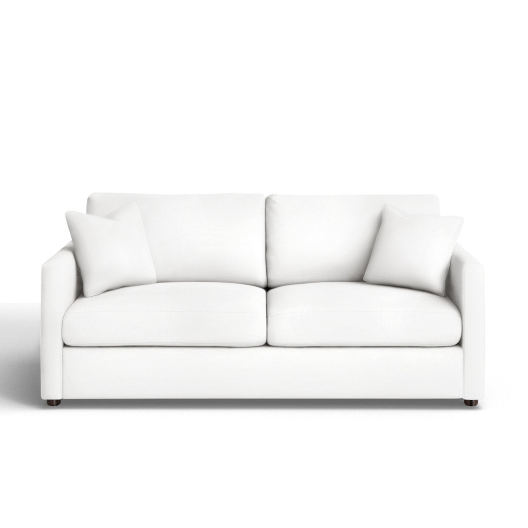 Godwin 75'' Upholstered Sleeper Sofa Joss & Main Fabric: Lena Ink Performance Linen Blend