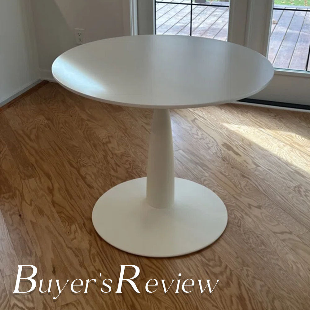 Seibold 35" Pedestal Dining Table Mercury Row®