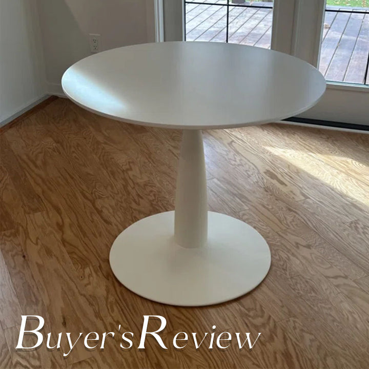 Seibold 35" Pedestal Dining Table Mercury Row®