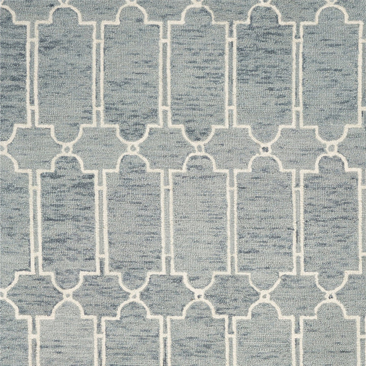McAlester Geometric Handmade Tufted Wool Gray Area Rug House of Hampton® Rug Size: Rectangle 9' x 12'