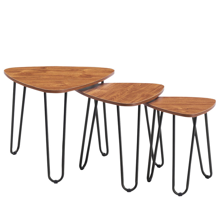 Summerall Nesting Coffee Tables, End Tables Set, Small Stacking Side Tables for Living Room Bedroom (Set of 3) Union Rustic