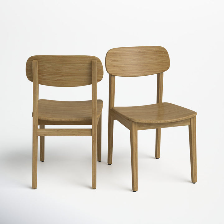 Lacey Solid Wood Side Chair (Set of 2) AllModern Color: Caramelized