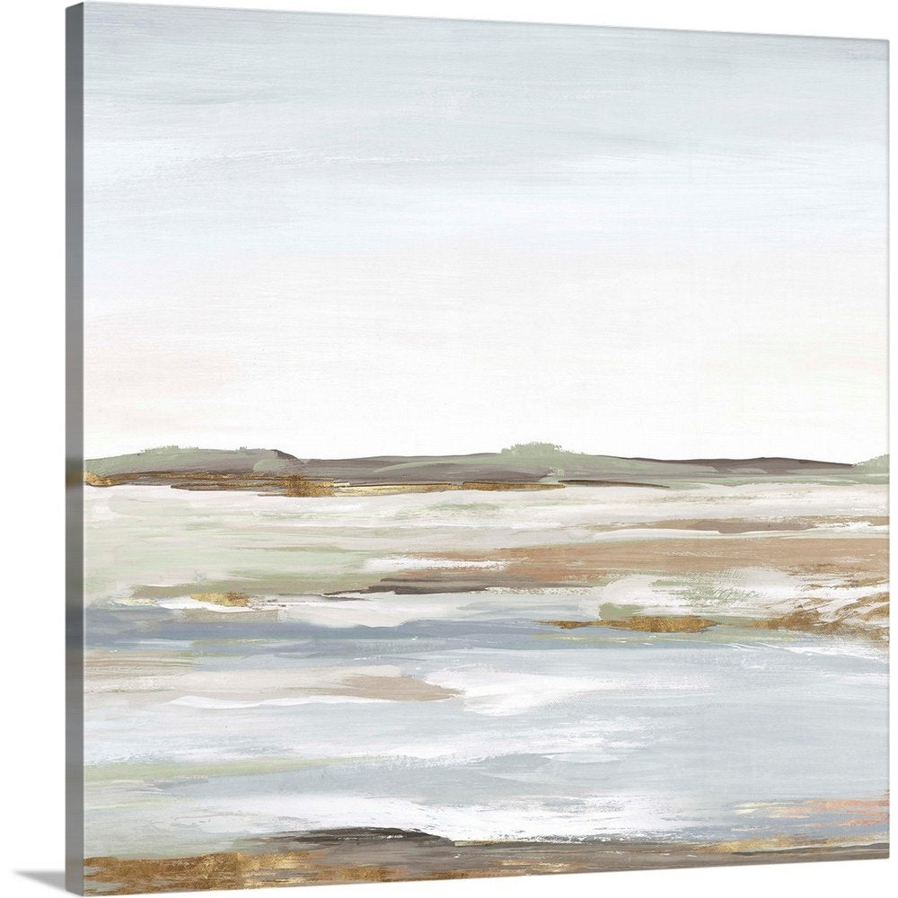 Vastness I by Eva Watts - Painting Print Wrought Studio™ Size: 12" H x 12" W x 1.25" D Format: Wrapped Canvas