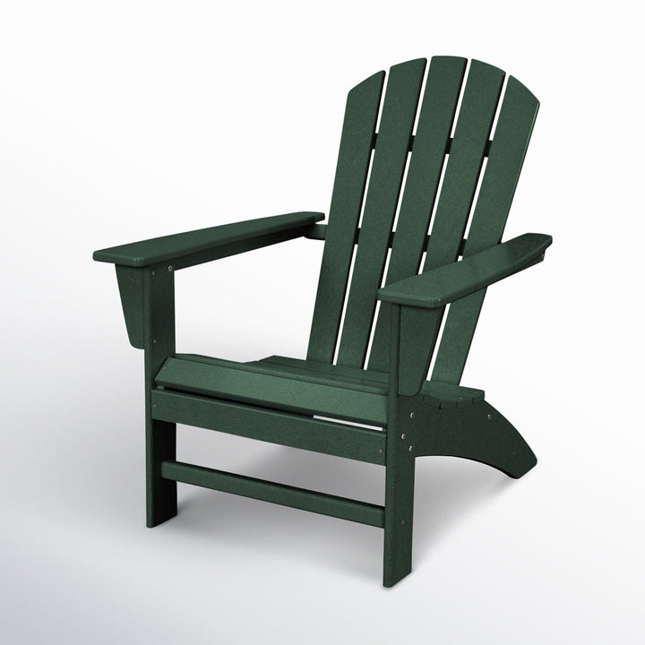 Nautical Adirondack Chair POLYWOOD® Color: Green