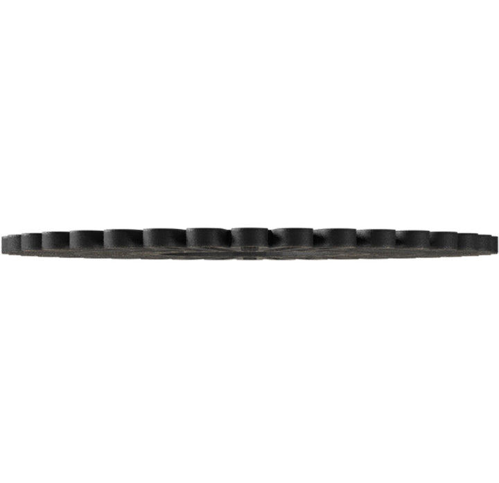 Cornelius Ceiling Medallion Ekena Millwork Color: Antiqued Warm Silver Size: 38" H x 38" W x 1" D