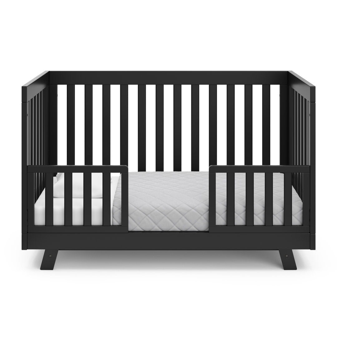 Beckett 3-in-1 Convertible Crib Storkcraft Color: Black Pieces Included: Crib