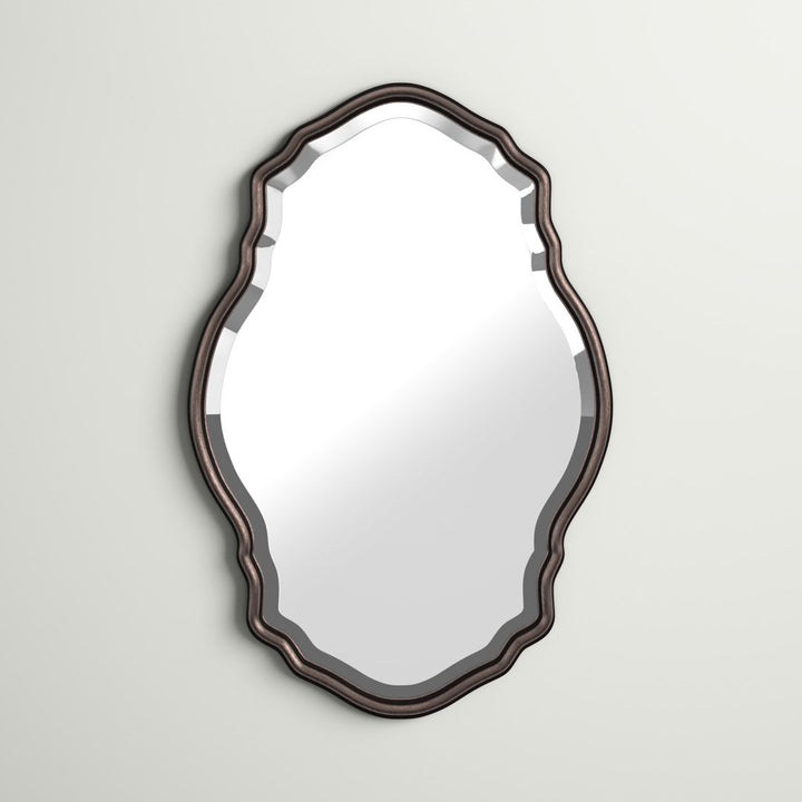 Oaklynn Modern & Contemporary Beveled Mirror Three Posts™ Finish: Dark Bronze