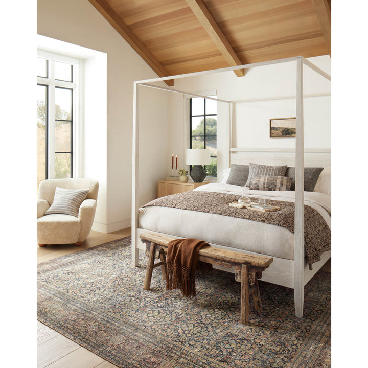 Amber Lewis x Loloi Morgan Denim/Multi Rug Amber Lewis x Loloi Rug Size: Rectangle 5' x 7'