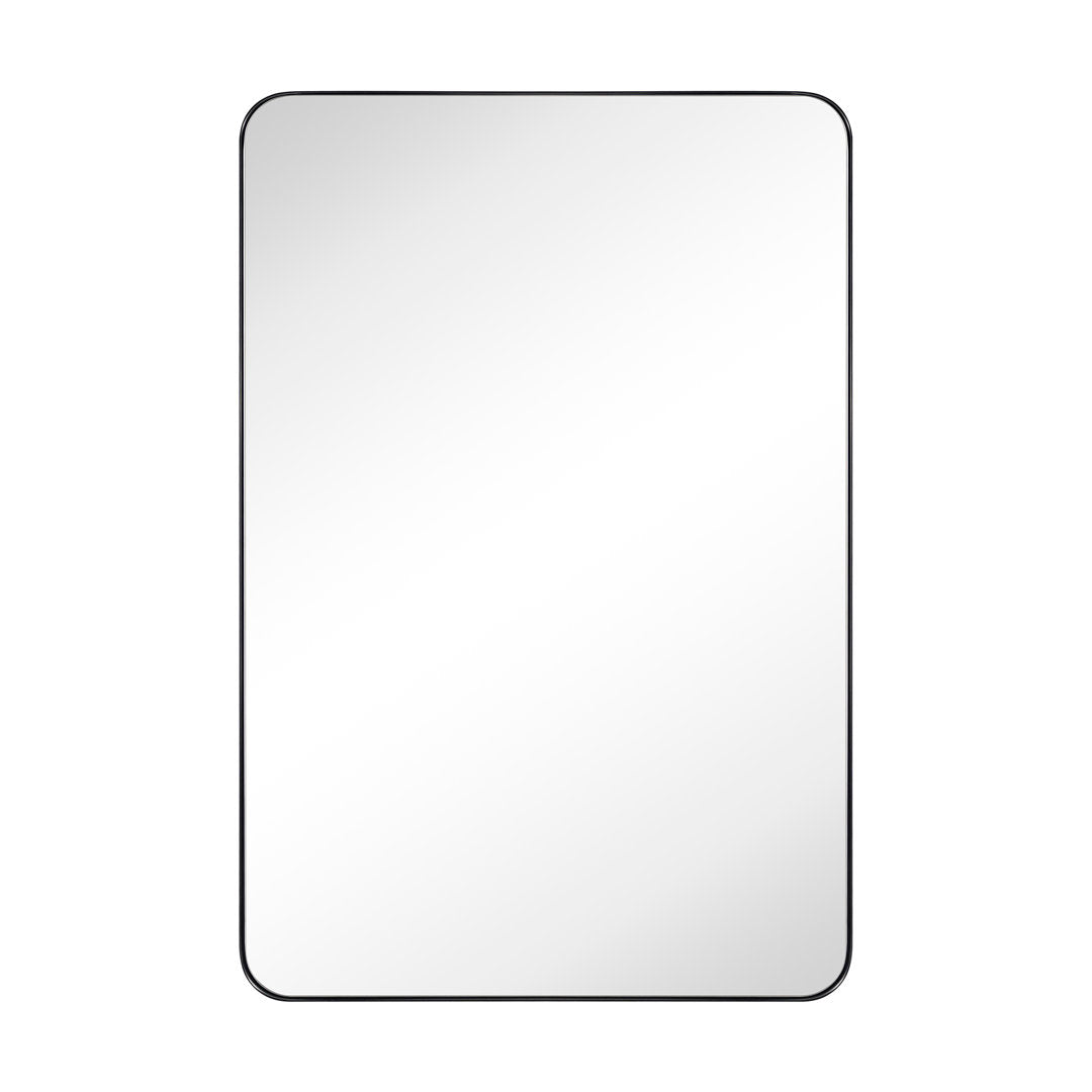 Kengston Modern & Contemporary Rectangular Bathroom Vanity Mirrors 17 Stories Size: 36" x 24" Finish: Oil Rubbed Bronze