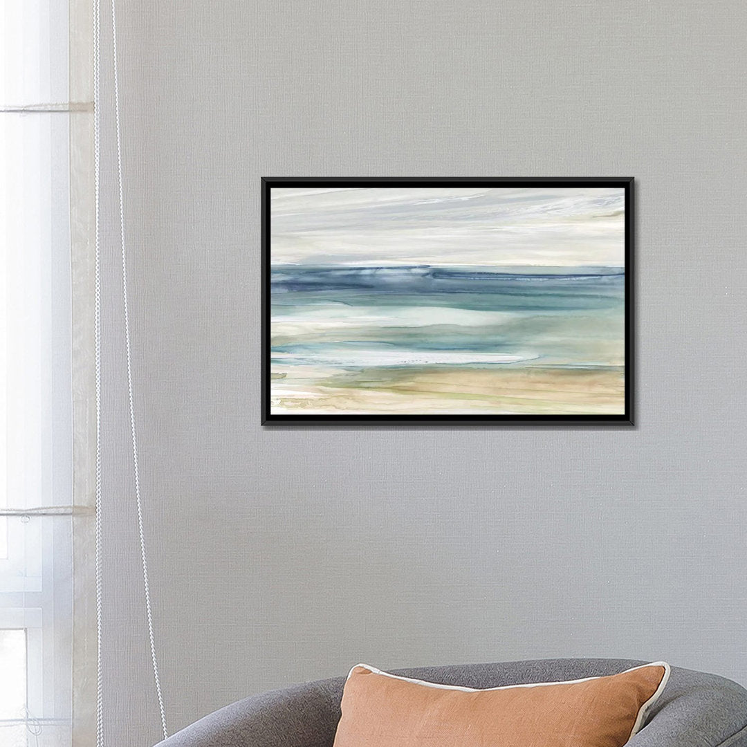 Ocean Breeze by Carol Robinson Painting Print The Twillery Co.® Size: 18" H x 26" W x 1.5" D Format: Black Framed, Mat Included: No Mat