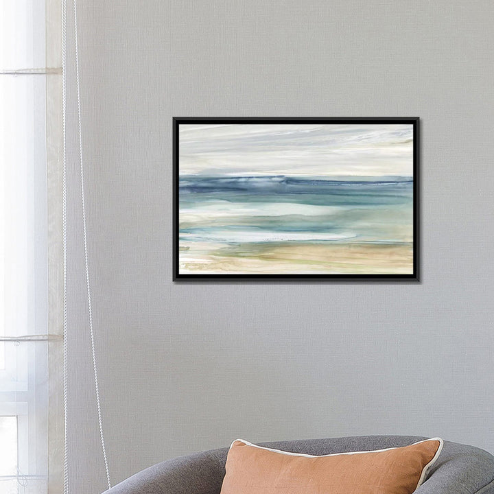 Ocean Breeze by Carol Robinson Painting Print The Twillery Co.® Size: 18" H x 26" W x 1.5" D Format: Black Framed, Mat Included: No Mat