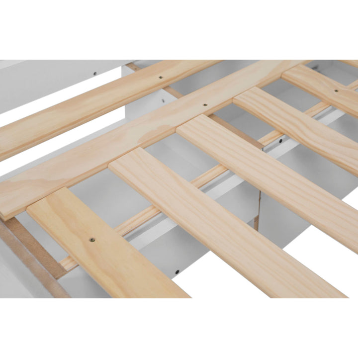 Pharr Low Profile Storage Platform Bed Latitude Run® Color: White Size: Full