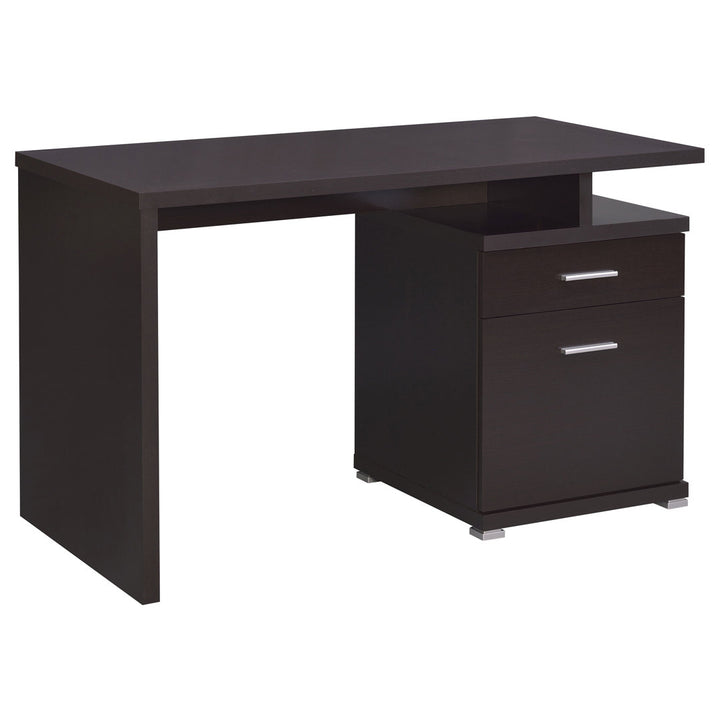 Alyun Credenza desk Latitude Run® Color: Cappucino