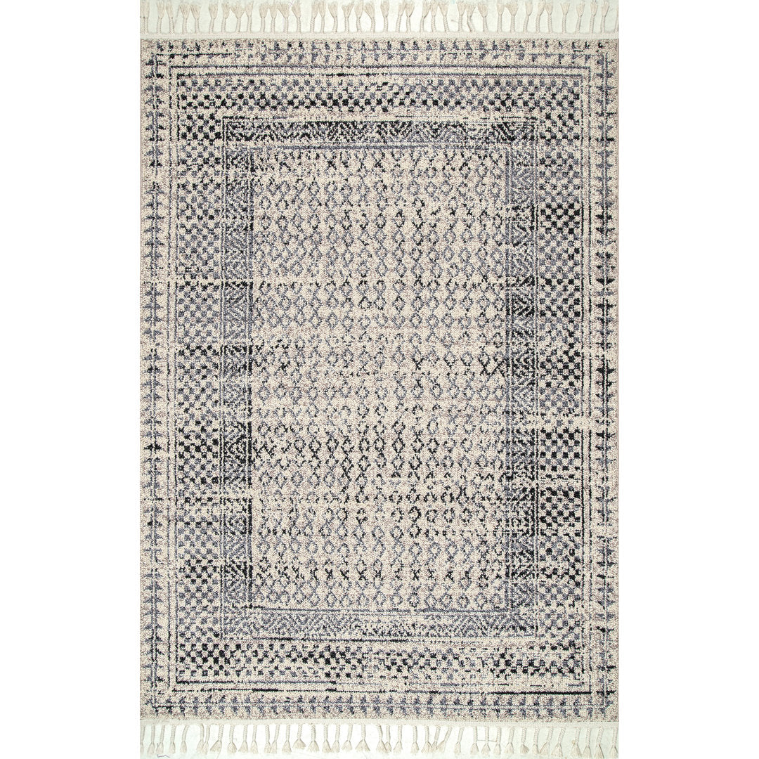 Gilleland Geometric Multi Gray Area Rug Langley Street® Rug Size: Rectangle 4' x 6'