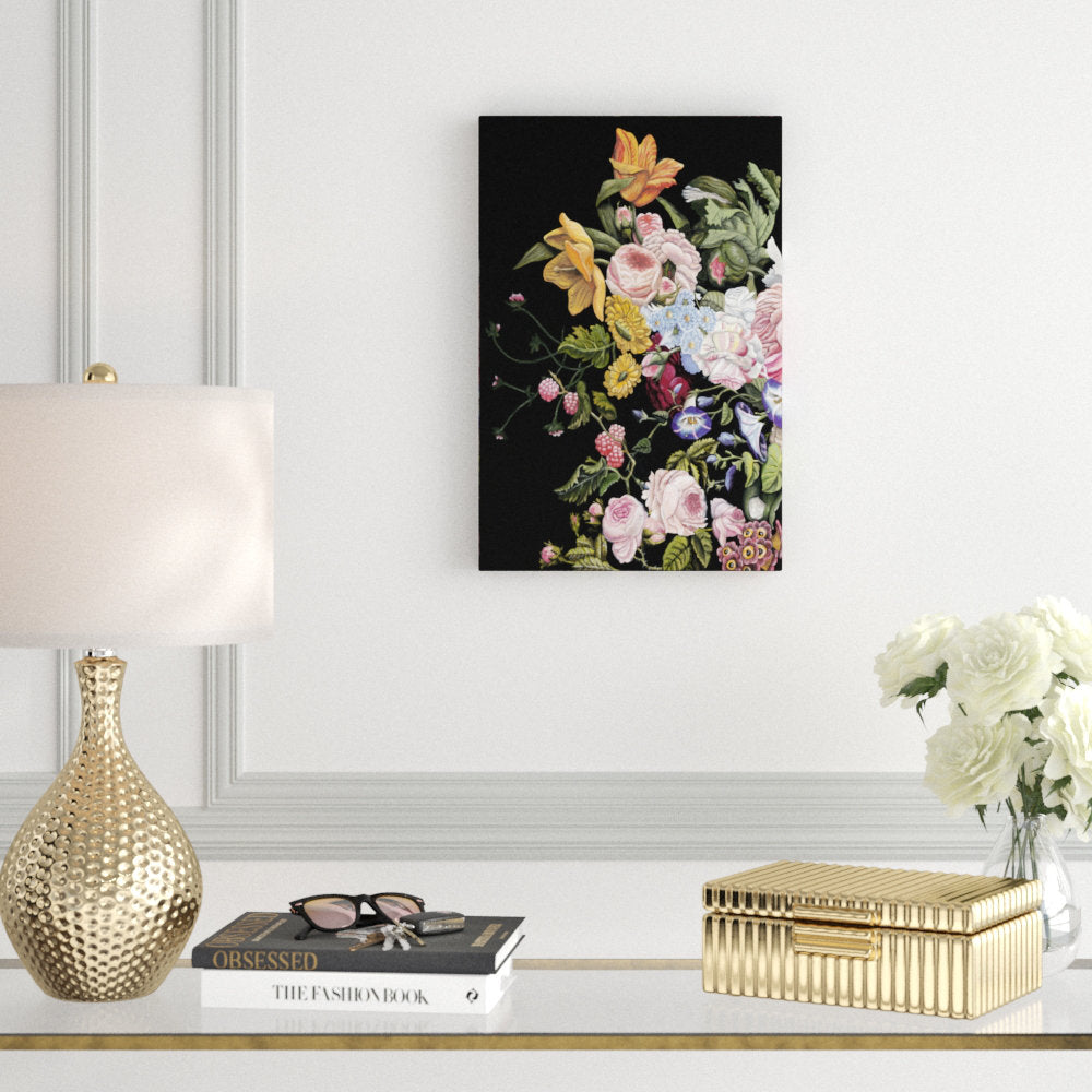Baroque Diptych I by Naomi McCavitt - Wrapped Canvas Painting Winston Porter Size: 18" H x 12" W