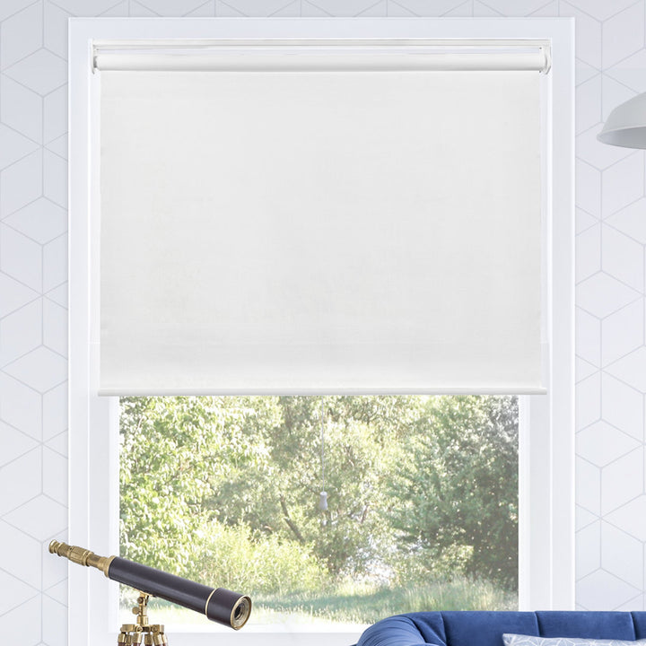 Shaunna Snap-N'-Glide Cordless Room Darkening Roll-up Shade Symple Stuff Color: Urban White Blind Size: 66"W x 72"L