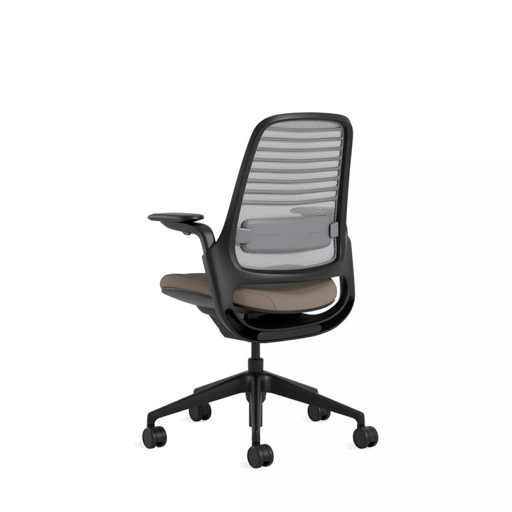 Steelcase Series 1 Task Chair Steelcase Upholstery Color: Truffle/Nickel, Frame Color: Black Casters/Glides: Carpet
