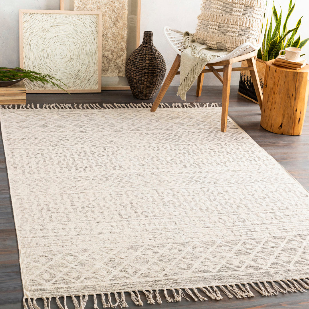 Emmalyn Southwestern Handwoven Cotton Area Rug Langley Street® Rug Size: Rectangle 6' x 9'