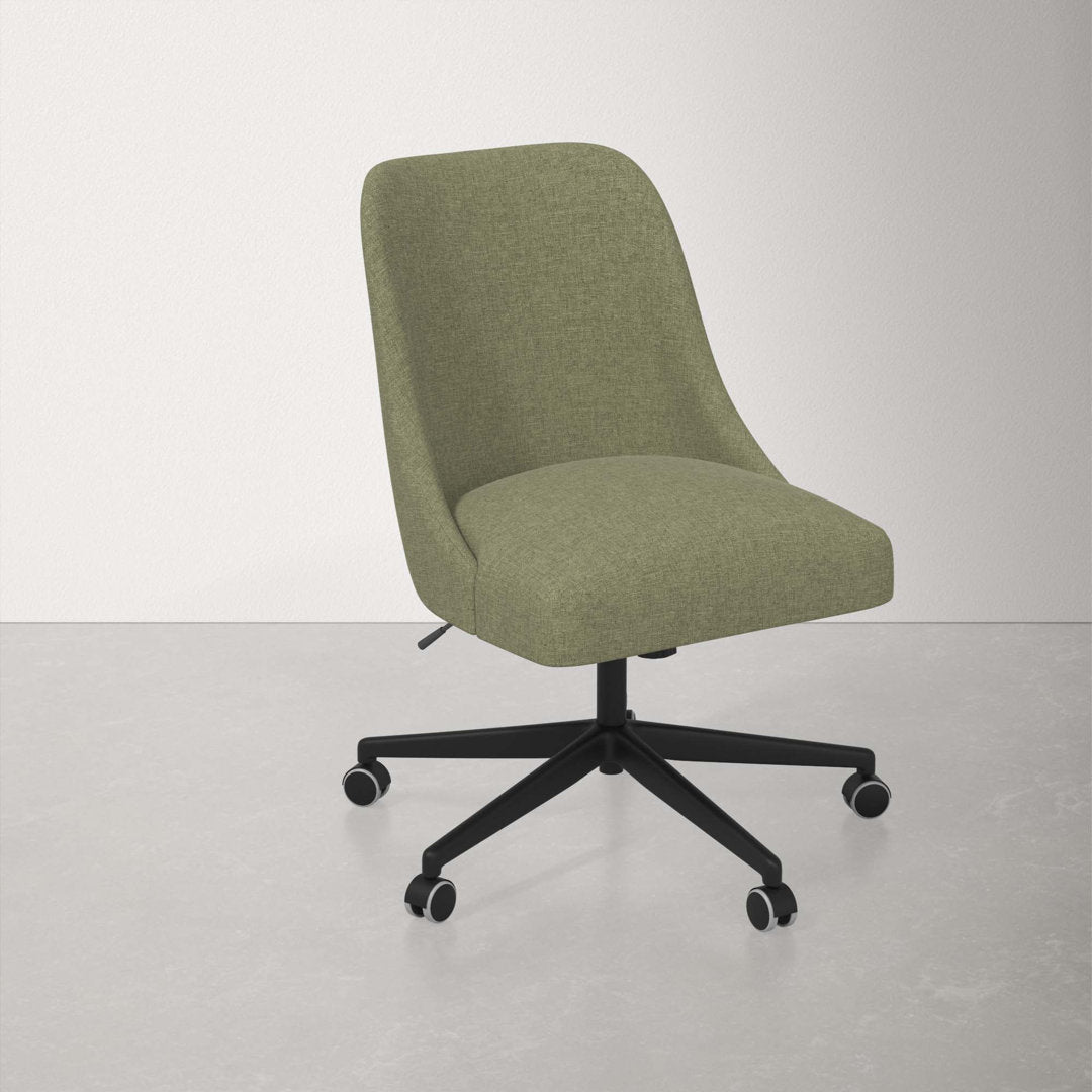 Acosta Task Chair AllModern Upholstery Color: Zuma Laurel Textured Linen